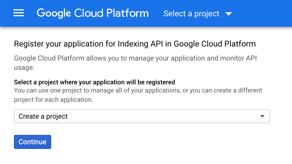 Tạo Project Google Cloud