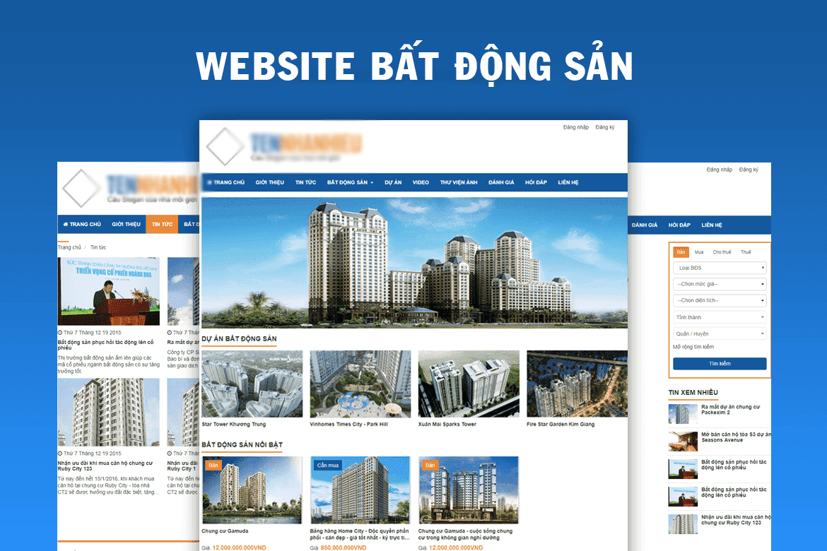 Thiết kế website bất động sản tại Phú Yên
