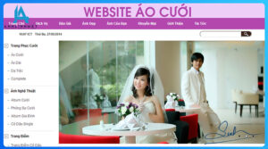 Thiết Kế Website Cho Thuê Váy Cưới